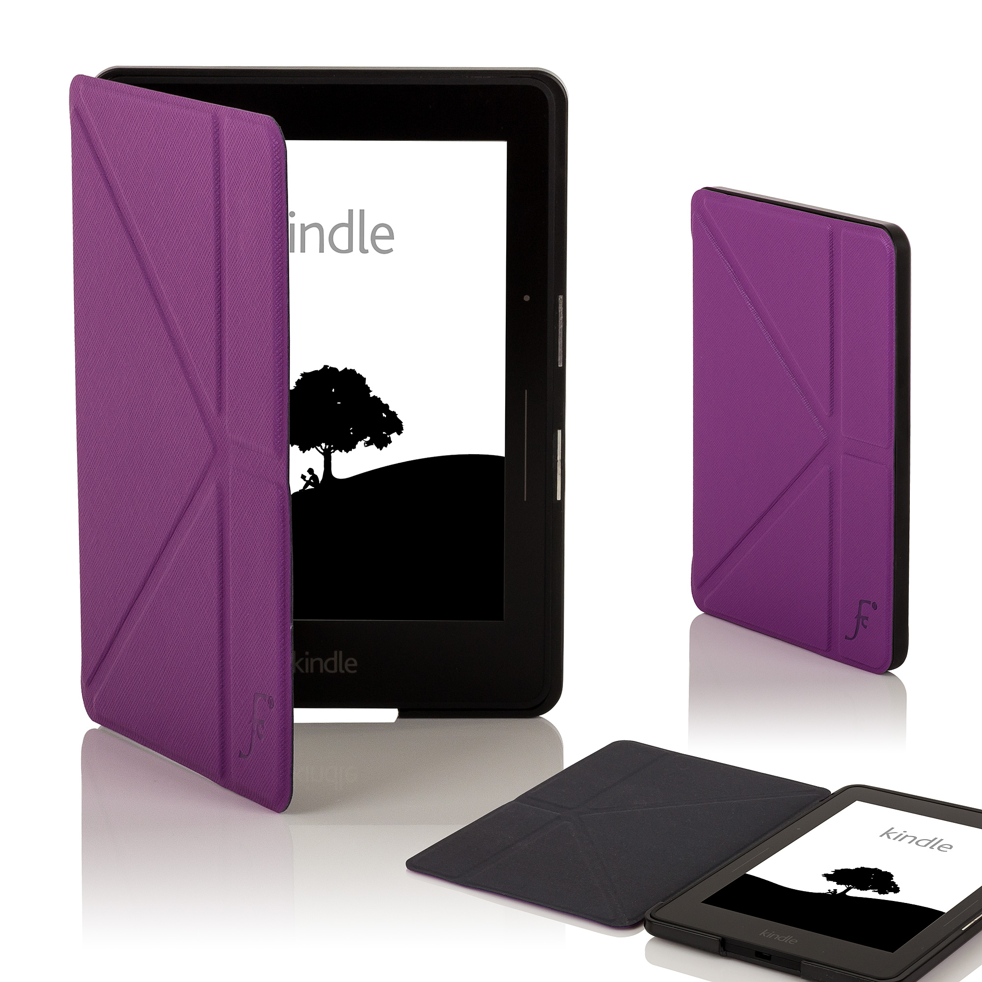 Leather Smart Origami Case Cover for Amazon Kindle Voyage  eBay